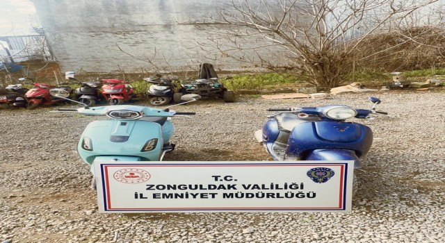 Ereğlide motosiklet hırsızı tutuklandı