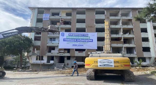 Eyüpsultanda 7 blok ve 204 bağımsız birim yıkılıyor, yerinde dönüşüm başlıyor