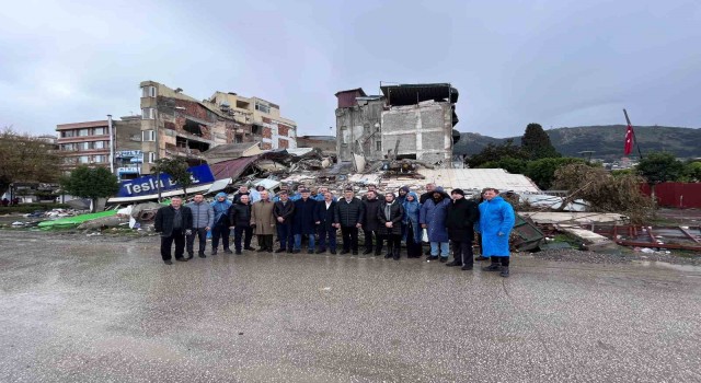 Gazeteciler Milletvekili Yayman ile Hatayda incelemelerde bulundu