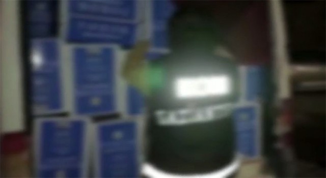Gaziantepte 670 bin adet kaçak makaron ele geçirildi