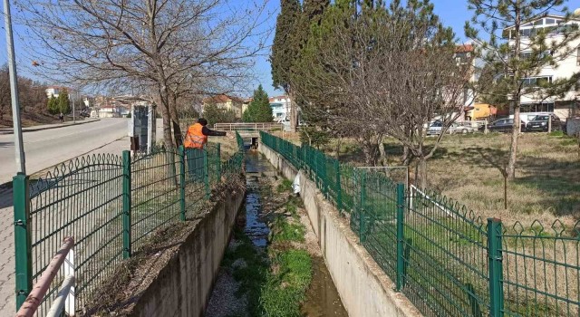 Gedizde Larva ile mücadele devam ediyor