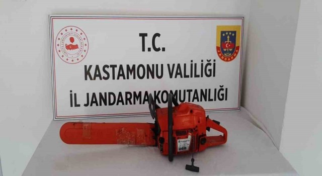 Girdiği evden motorlu testere çalan şahıs JASATtan kaçamadı