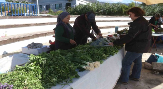 Göcekte ot yemekleri festivaline ilgi yoğun oldu