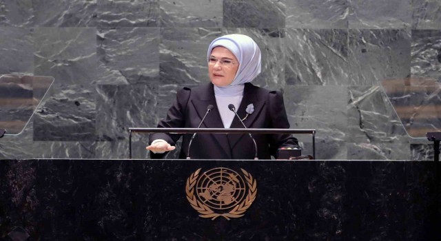 Guterres ve Emine Erdoğan, BM Genel Kurulunda düzenlenen Sıfır Atık Özel Oturumunda konuştu