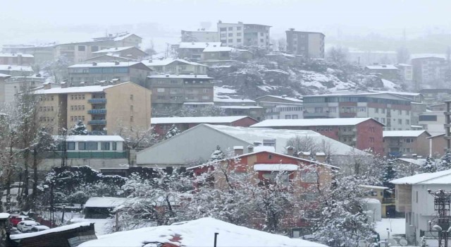 Hakkaride kar yağışı