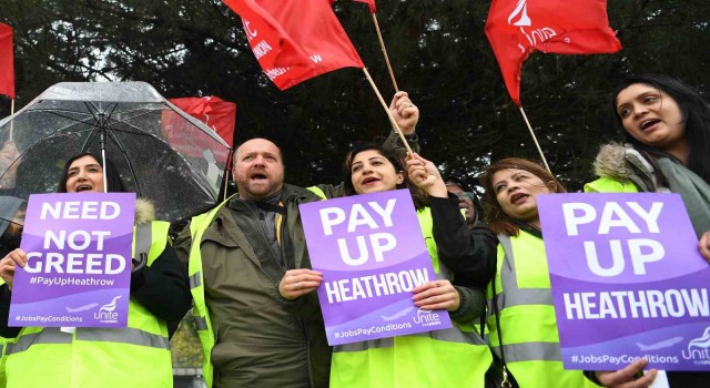 Heathrow Havalimanında 10 günlük grev