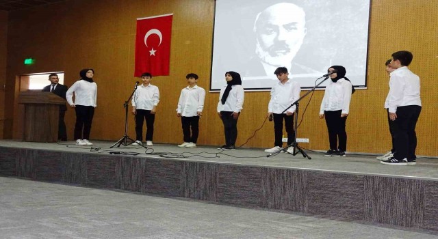 Hisarcıkta İstiklal Marşının kabulü ve Mehmet Akif Ersoyu anma günü etkinlikleri