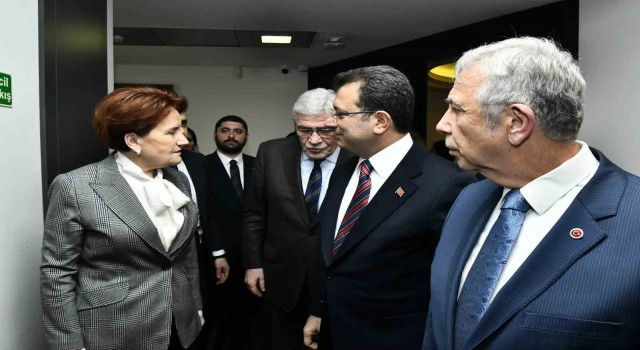 İBB Başkanı İmamoğlu ve ABB Başkanı Yavaş, İYİ Parti Genel Başkanı Akşeneri ziyaret etti