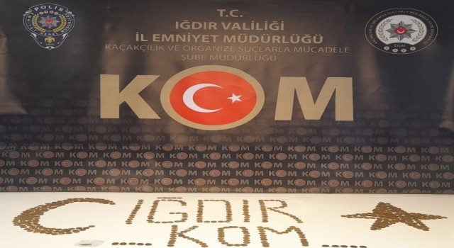 Iğdırda 510 adet tarihi eser ele geçirildi