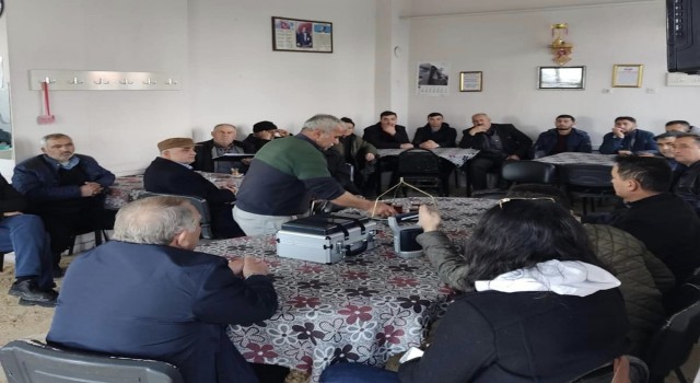 İhsaniyede toprak analiz çalışması devam ediyor