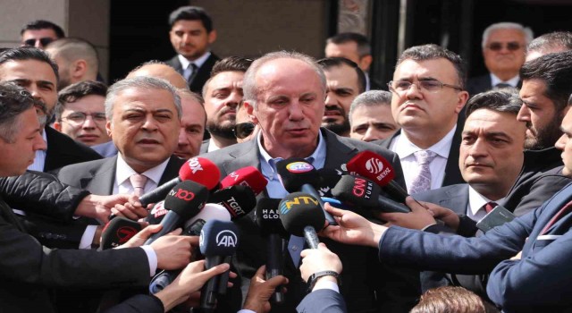 Muharrem İnce, Cumhurbaşkanlığı adaylık başvurusunu yaptı