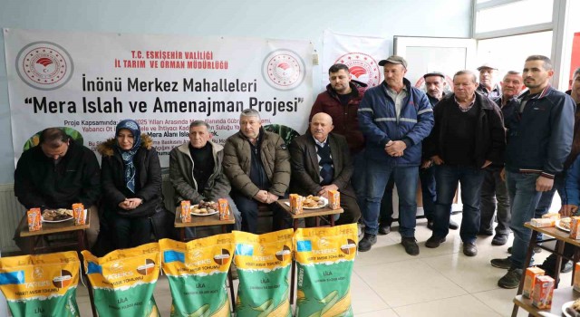 İnönüde 582 dekar mera alanı ıslah ediliyor