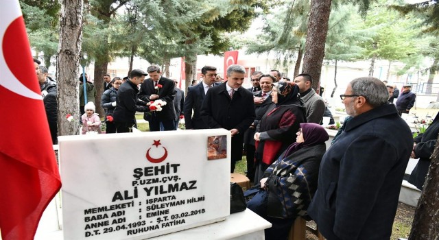 Ispartada 18 Mart Şehitler Günü ve Çanakkale Zaferinin 108. yıl dönümü