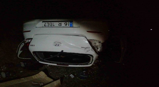 Karabükte otomobil takla attı: 4 yaralı