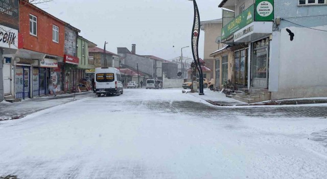 Karlıova ve Gençte kar yağışı