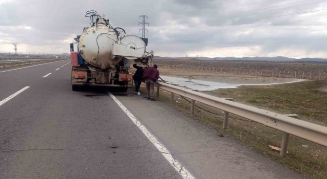 Karsta peynir altı suyundan oluşan gölet temizlendi