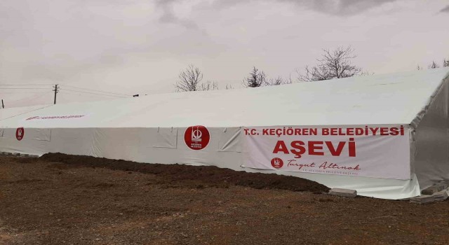 Keçiören Belediyesi deprem bölgelerine iftar çadırı kurdu