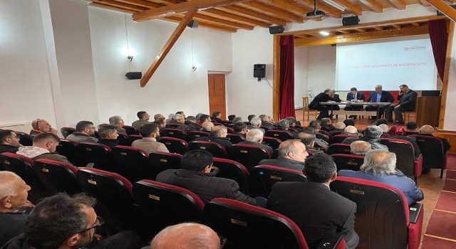 Kemaliyede muhtarlar toplantısı yapıldı