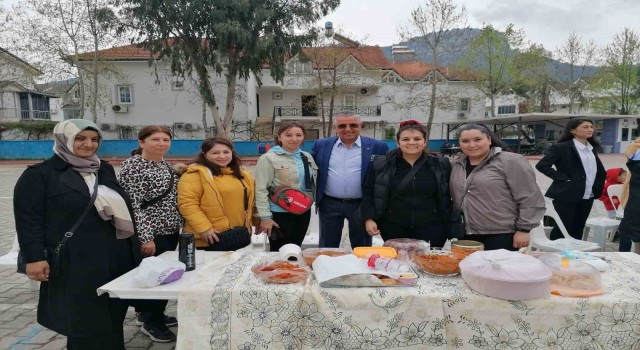 Kemerde depremzede vatandaşlar için hayır panayırı