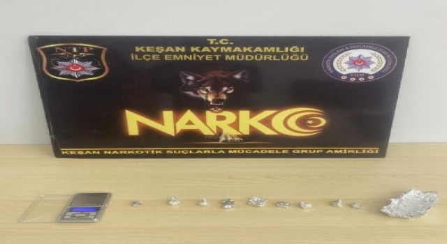 Keşanda uyuşturucu operasyonu