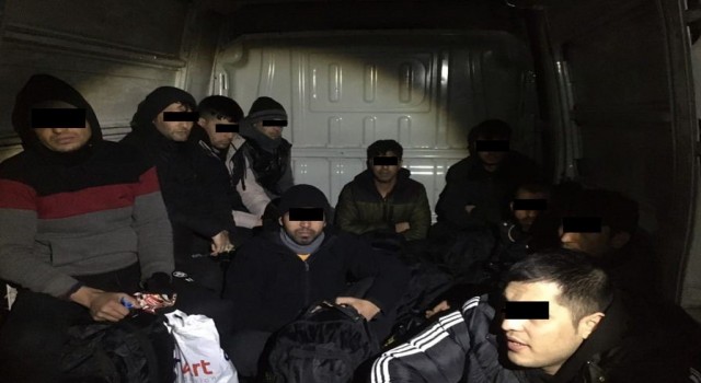 Kırklarelinde 10 kaçak göçmen yakalandı