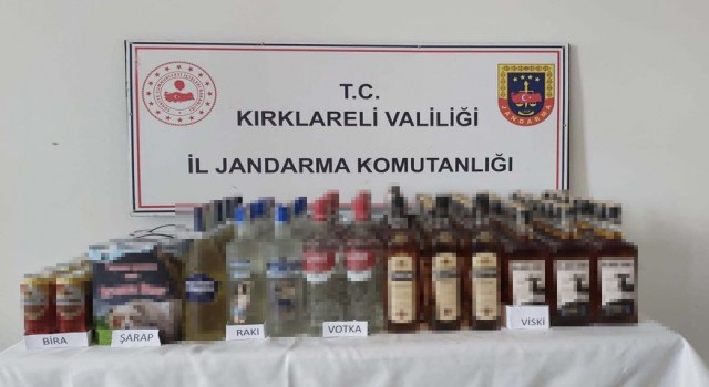 Kırklarelinde kaçak içki ve elektronik sigara ele geçirildi
