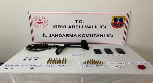 Kırklarelinde Osmanlı, Bizans ve Roma sikkeleri ele geçirildi