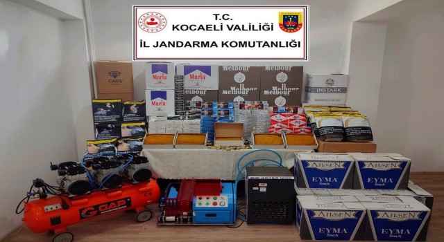 Kocaelide 333 bin 400 makaron ele geçirildi