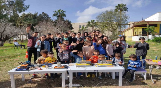 Konukevinde kalan çocuklar hem eğlendi hem öğrendi