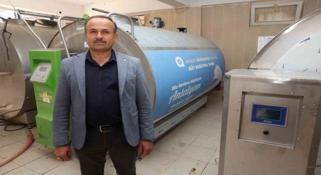 Küçükköye 8 tonluk süt tankı