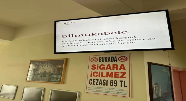Kütahya Nafi Güral Fen Lisesinde, “Sözcükler Unutulmasın isimli proje