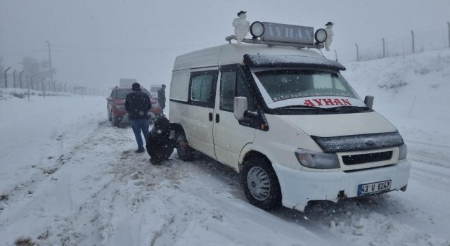 Kütahyada Domaniç Dağ Yolu kara teslim