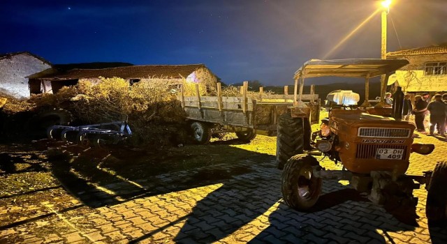 Manisada traktör kazası: 1 ölü