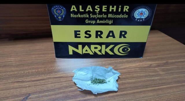 Manisada uyuşturucu operasyonu: 1 kişi tutuklandı