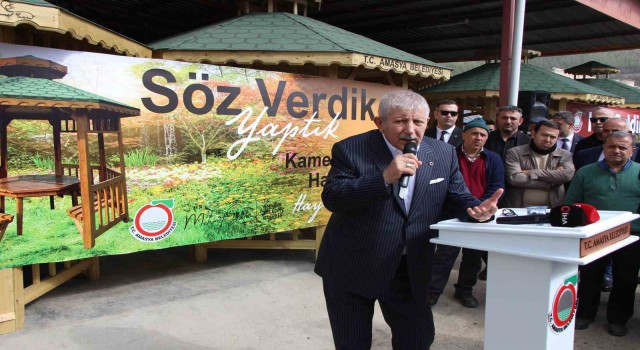 Mehmet Sarıdan Amasyanın bütün köylerine kamelya