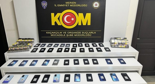 Mersinde kaçakçılıkla mücadele
