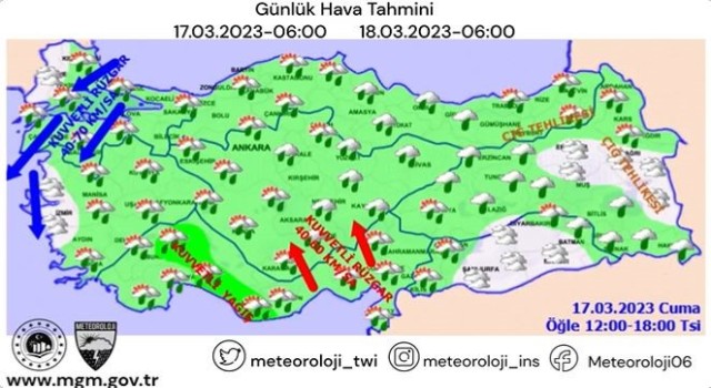 Meteorolojiden uyarı: Kuvvetli yağış, sel baskını ve fırtına bekleniyor