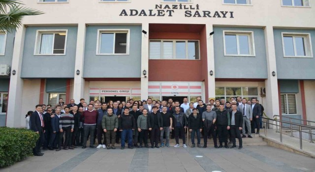 Nazilli Adliyesinden deprem bölgesine 15 zabıt katibi gönderildi