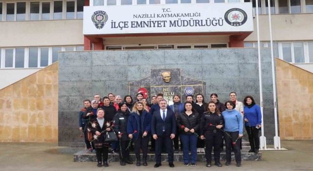 Nazillide kadın polislerin günü kutlandı