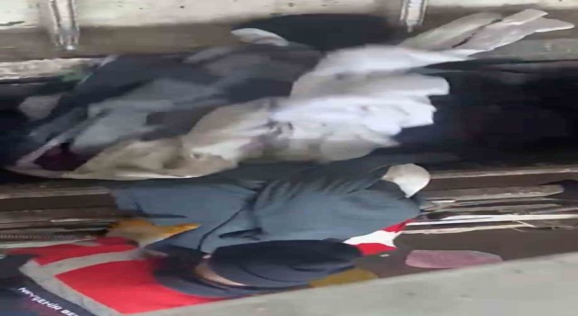 Nevşehirde yapılan yardımlar çöpe gitti