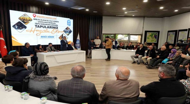 Nişancanın 50 yıllık tapu sorunu çözüldü