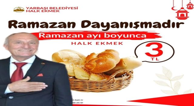 O belde de Ramazan ayı boyunca halk ekmek 3 TL