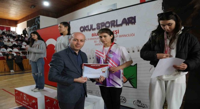 Okul sporları gençler bilek güreşi Muğlada yapıldı