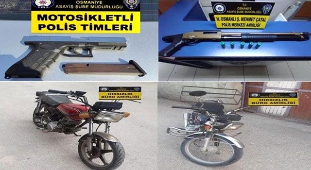 Osmaniye Asayiş uygulamalarında 74 kişi yakalandı