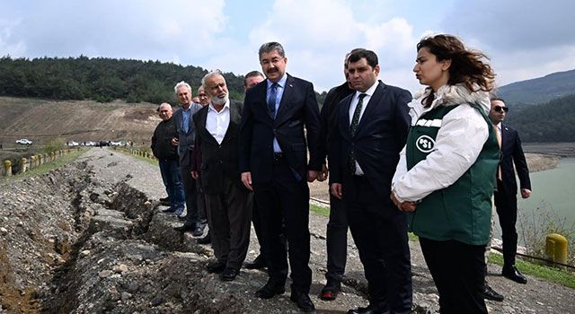 Osmaniye Valisi Erdinç Yılmaz, hasar gören baraj ve göleti inceledi