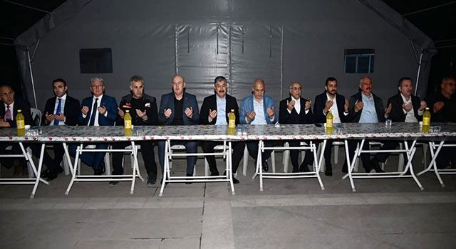 Osmaniye Valisi Erdinç Yılmaz ve Protokol mensupları iftar sofrasında buluştu