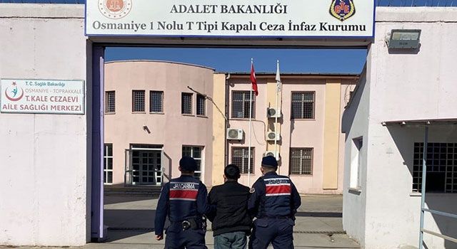 Osmaniye'de Firari hükümlü Jasat’tan kaçamadı