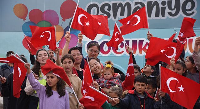 Osmaniye'de Güney Koreli’ler çocuklarla bir araya geldi