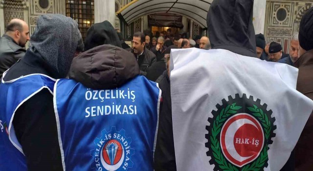 Özçelik-İş tek yürek oldu, eller semaya deprem şehitleri için kalktı