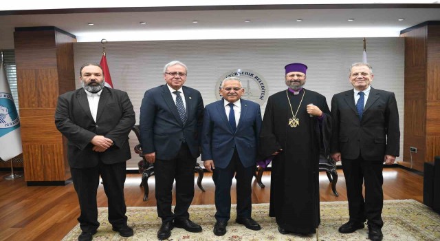 Patrik Sahak IIden Başkan Büyükkılıça ziyaret